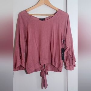 Moa Moa Women's back tie blouse. Size lg. New with tags